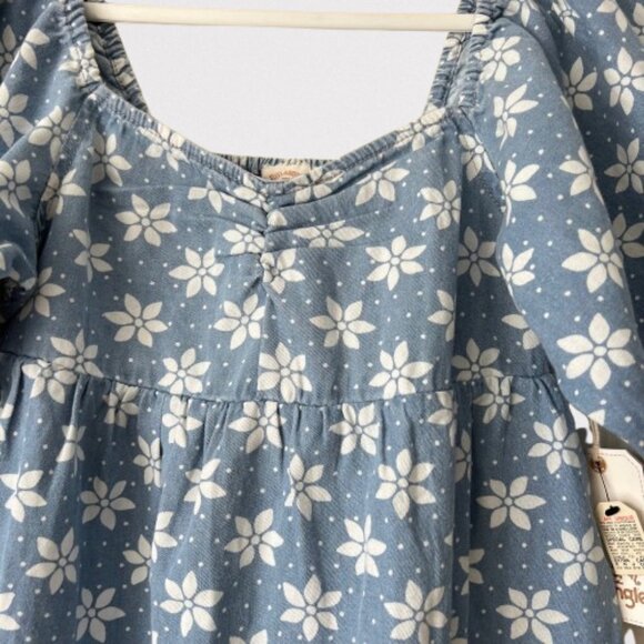 NEW BILLABONG x Wrangler "Just A Dream" Baby Doll Denim Dress Blue, Size XS - Picture 13 of 16